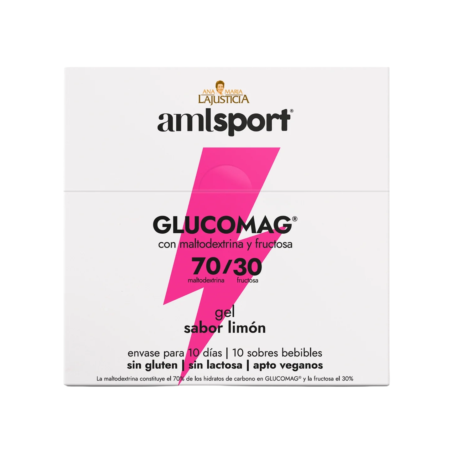 Glucomag 70/30 en Gel – Limón, 10 sobres de 30 ml