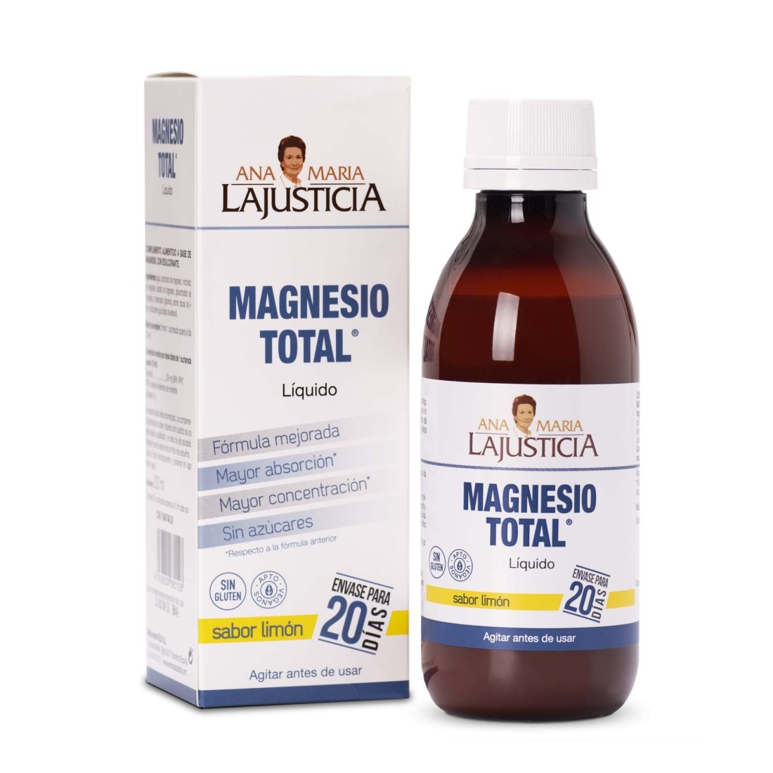 Comprar Magnesio Total Líquido 200 ml (Limón) Ana Maria Lajusticia
