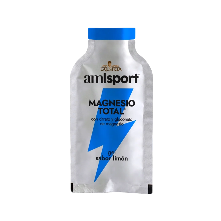 Magnesio Total en Gel – Limón, 12 sobres de 20 ml