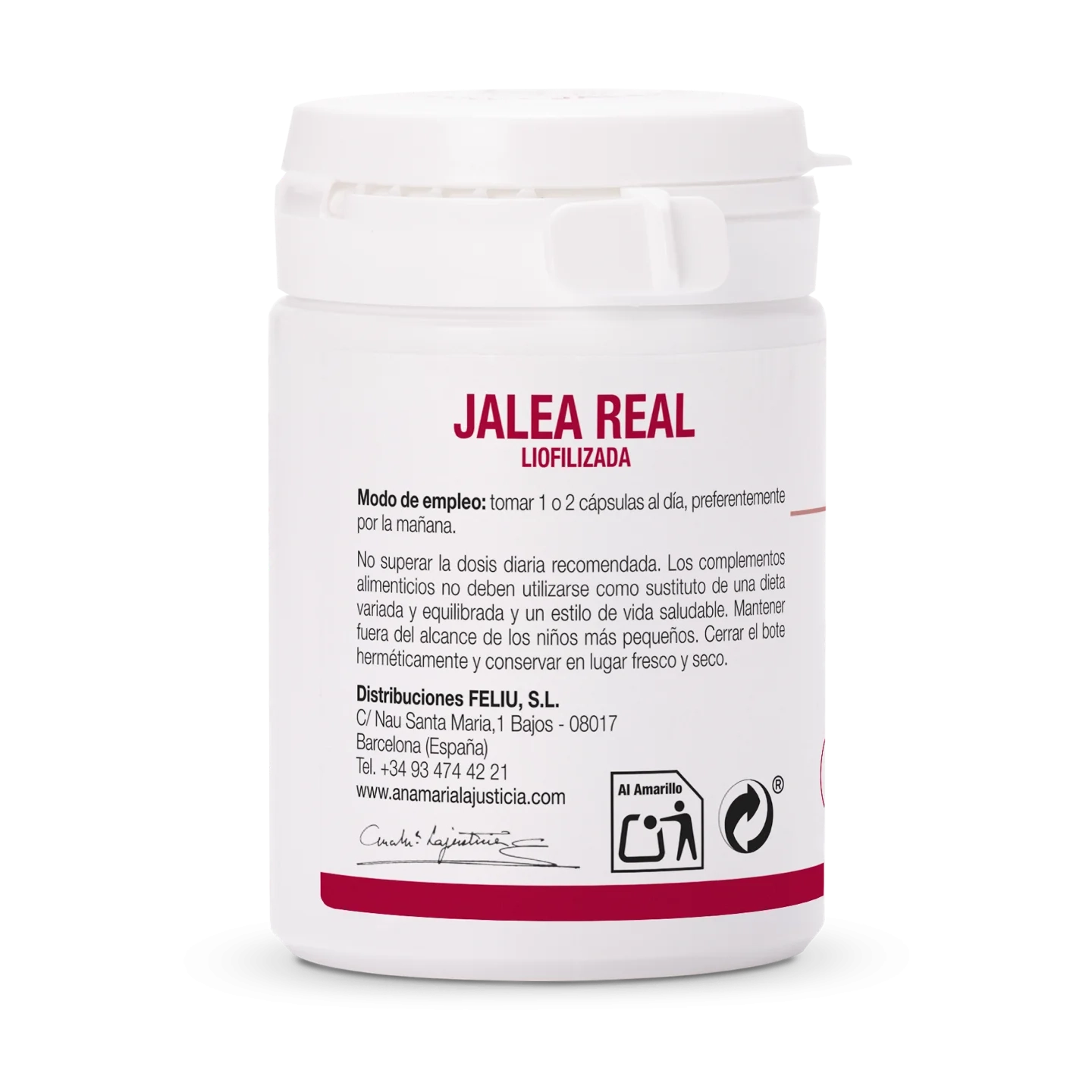 Jalea Real Liofilizada – 60 cápsulas