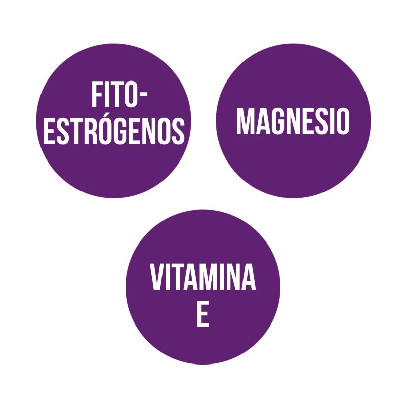 ISOFLAVONAS CON MAGNESIO + VIT.E  (30 cap.)