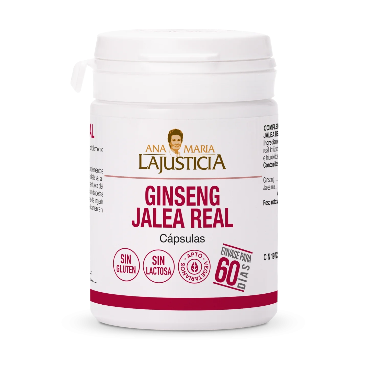 Ginseng con Jalea Real – 60 cápsulas