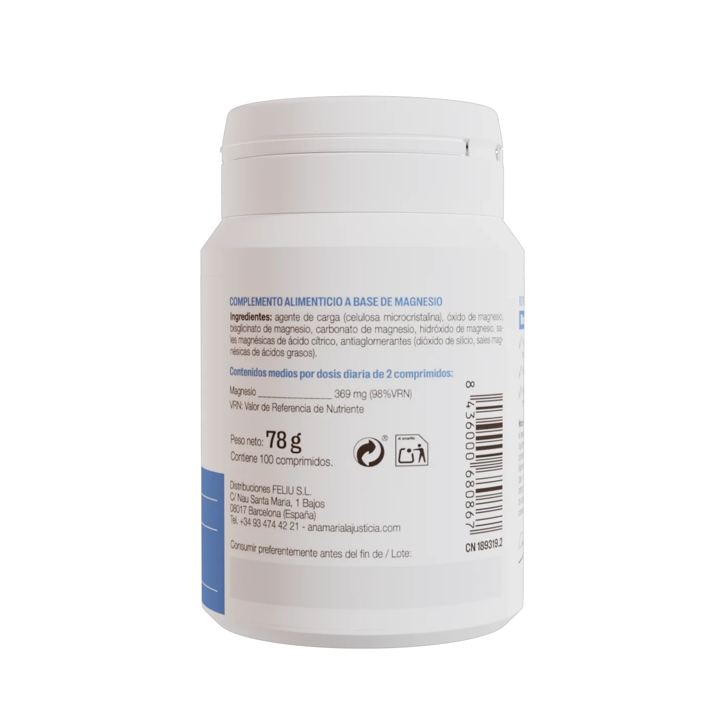 Magnesio Total 5 – 100 Tablets