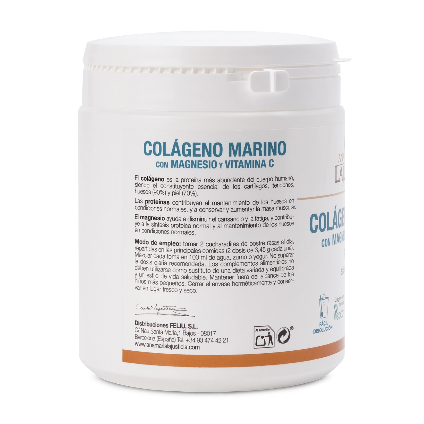Marine Collagen with Magnesium and Vitamin C Powder, Watermelon Flavour (350 g)