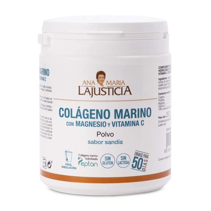 Marine Collagen with Magnesium and Vitamin C Powder, Watermelon Flavour (350 g)