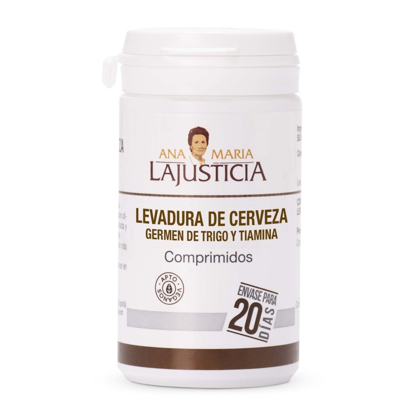 LEVADURA DE CERVEZA + GERMEN TRIGO + TIAMINA (B1) (80 comp.)
