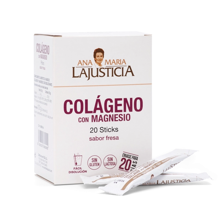 Collagen with Magnesium – Strawberry, 20 Sticks