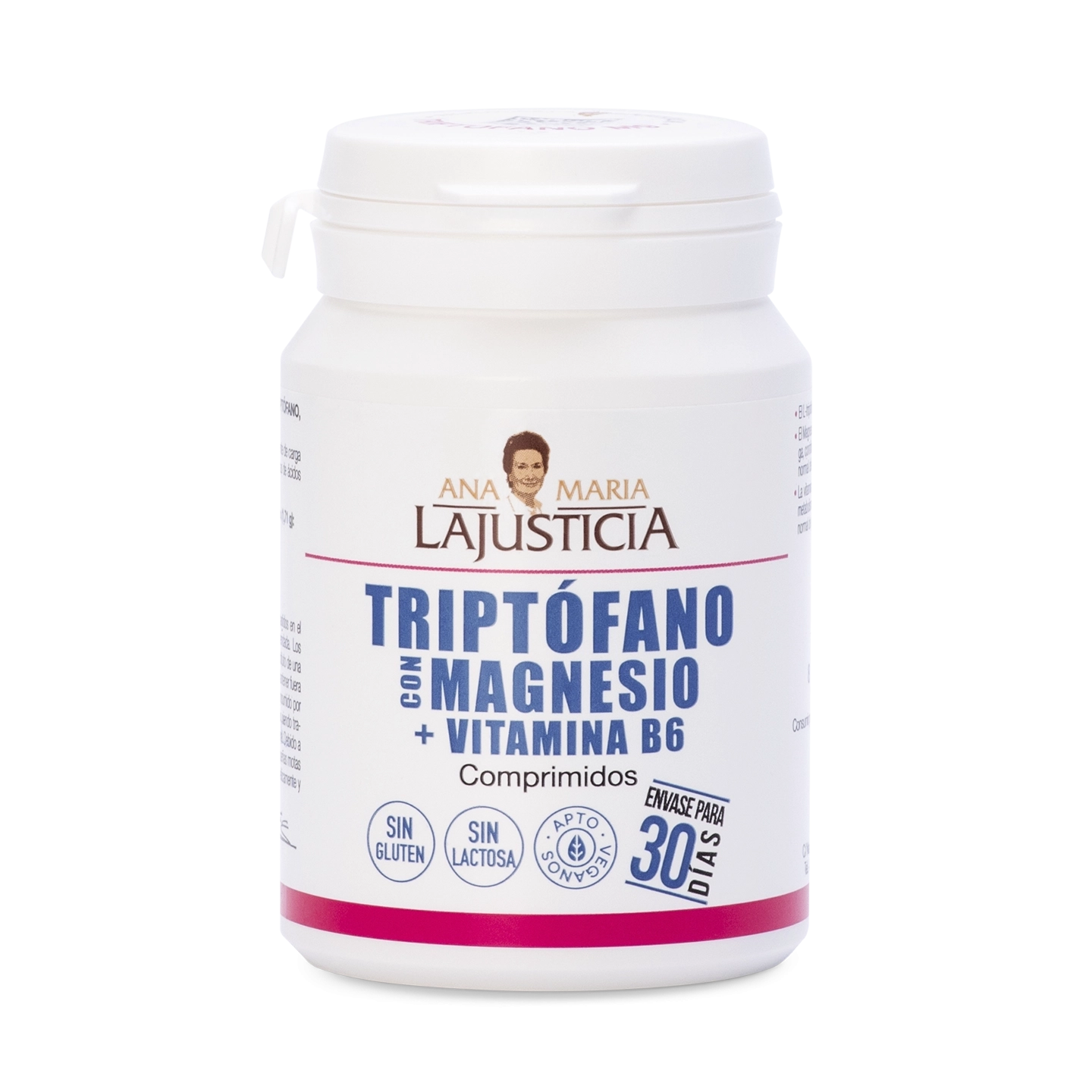Triptófano con Magnesio y Vitamina B6 – 60 comp.