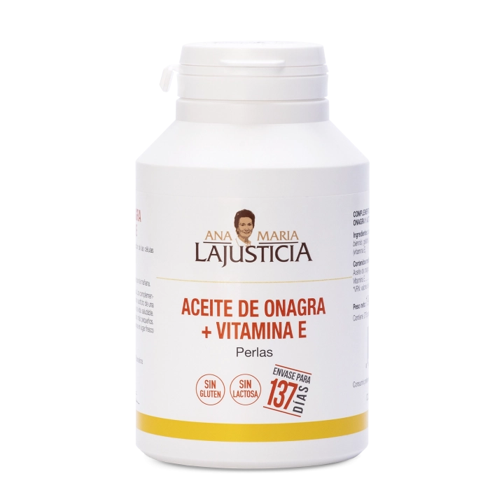 Aceite de Onagra con Vitamina E – 275 perlas