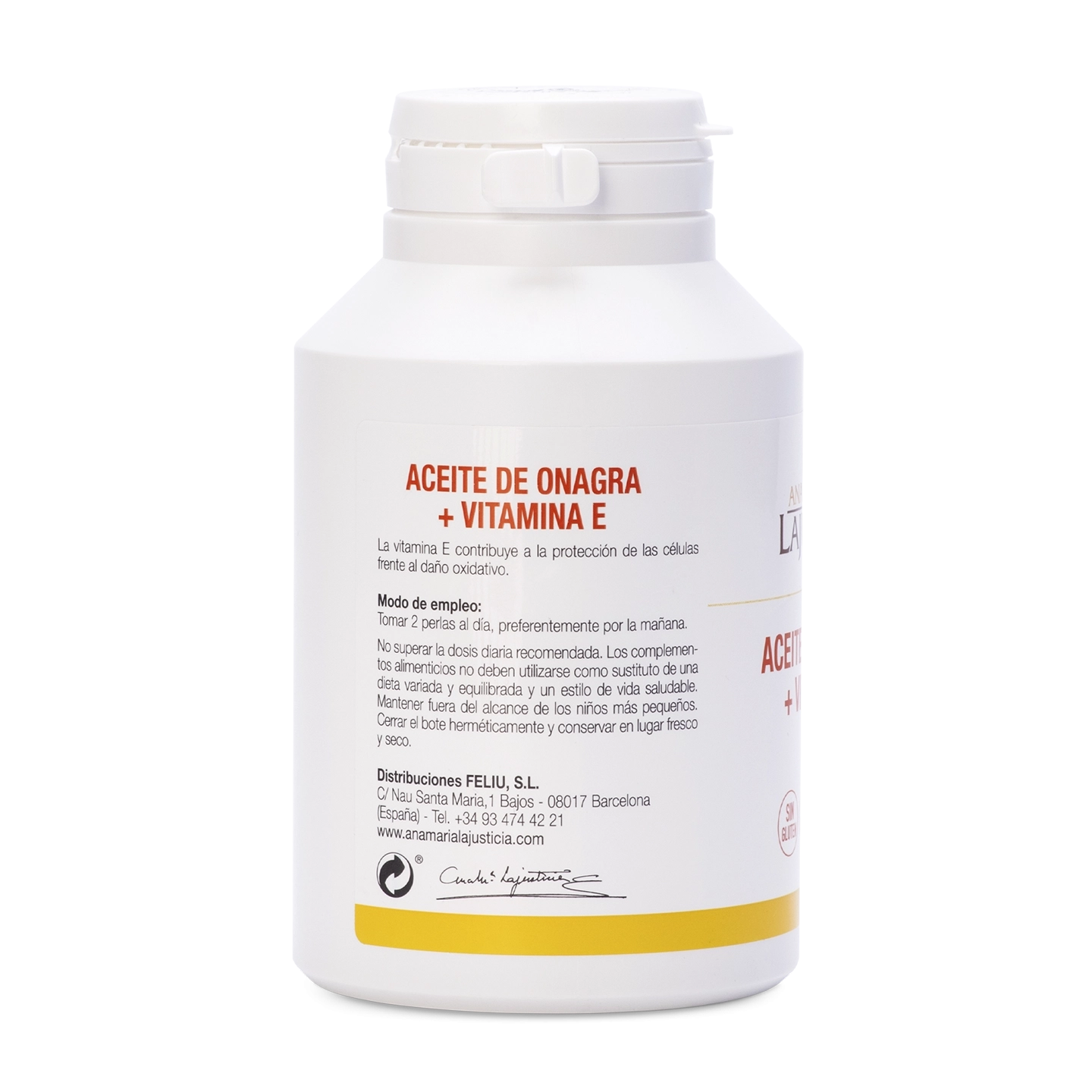 Evening Primrose Oil with Vitamin E – 275 Softgels