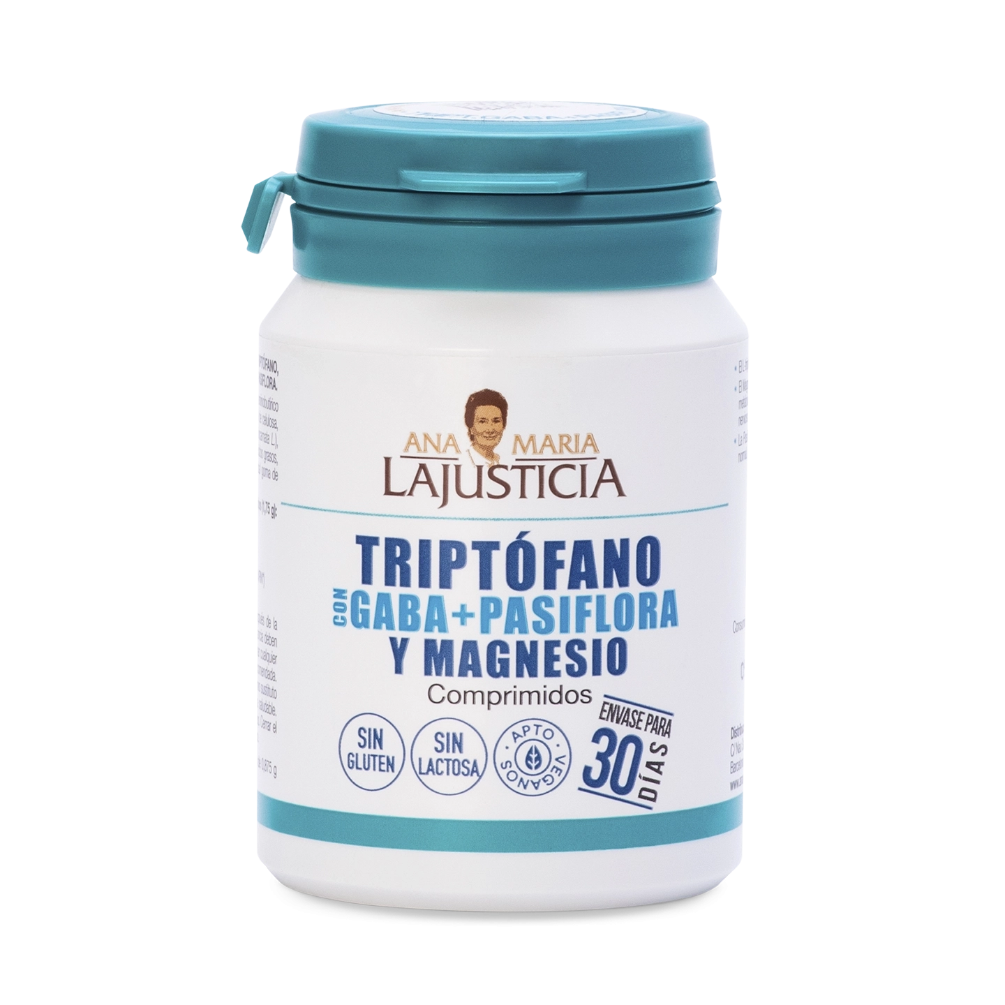 Triptófano con GABA, Pasiflora y Magnesio – 60 comp.