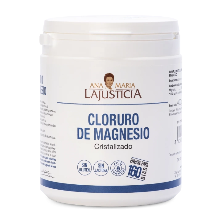 Cloruro de Magnesio Cristalizado – en polvo 400 g