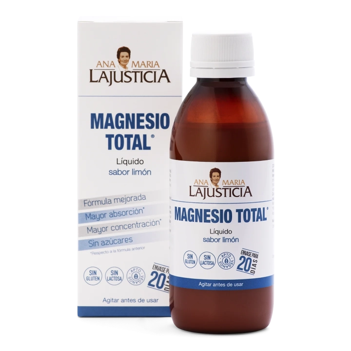 Magnesio Total Bebible Sabor Limón (200 ml)
