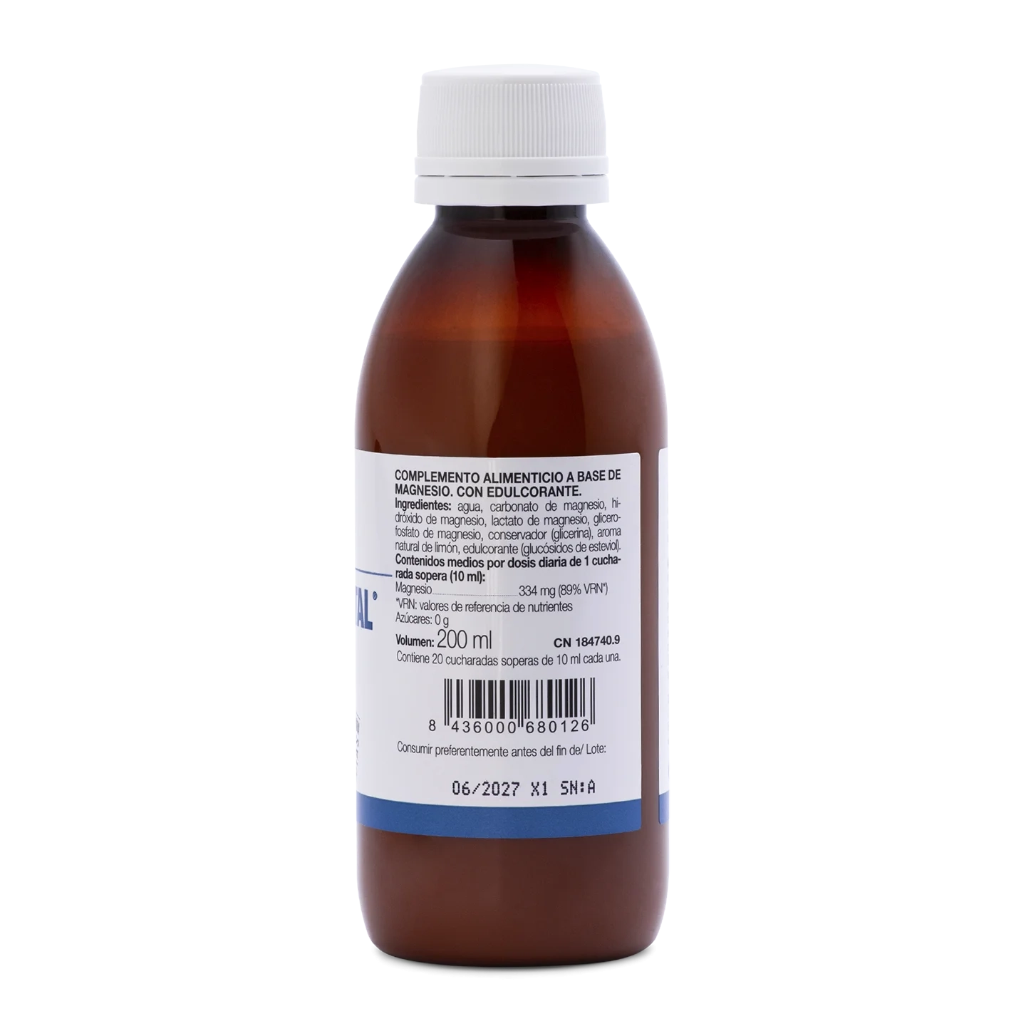 Total Magnesium Drink, Lemon Flavour (200 ml)