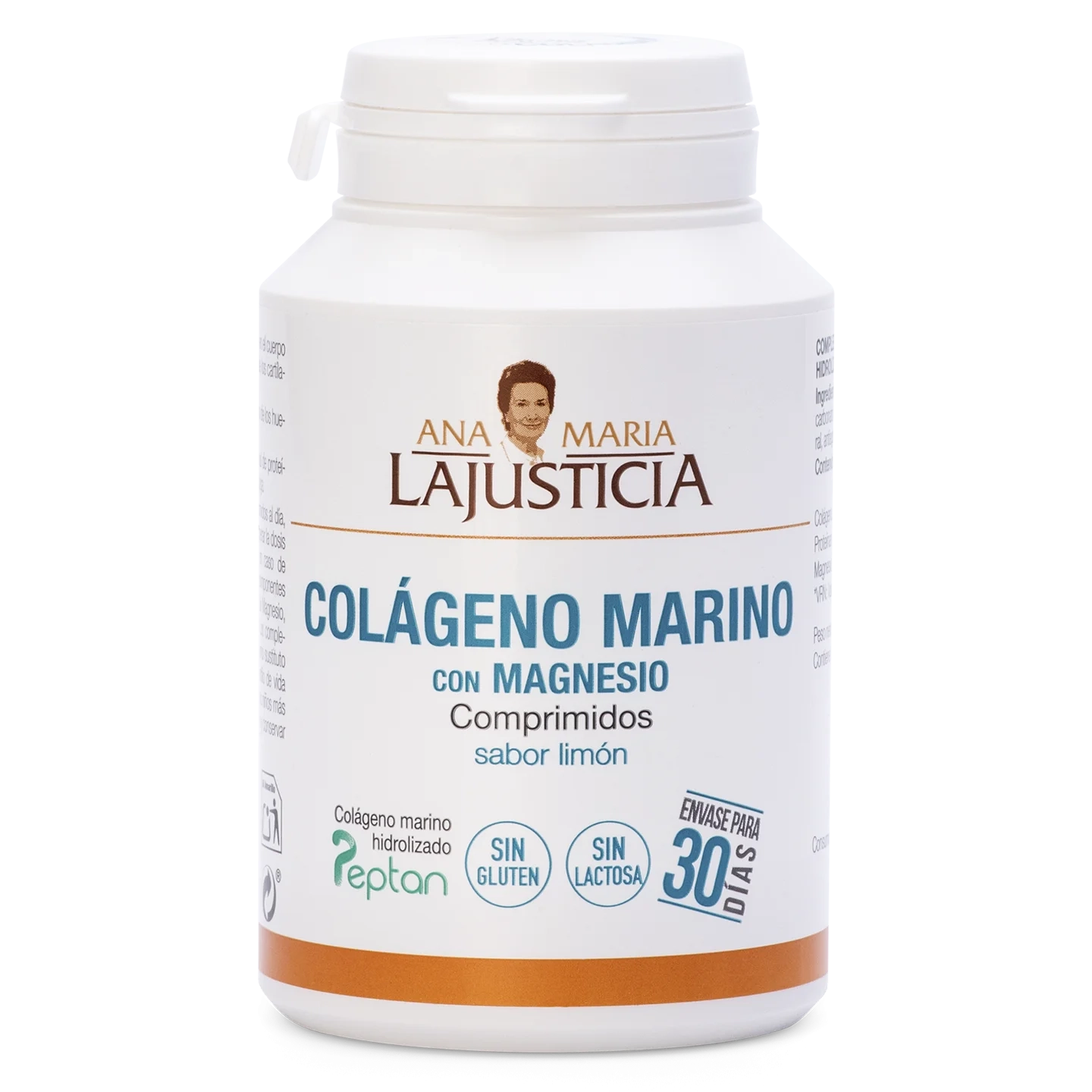 Colágeno Marino con Magnesio – Limón, 180 comprimidos