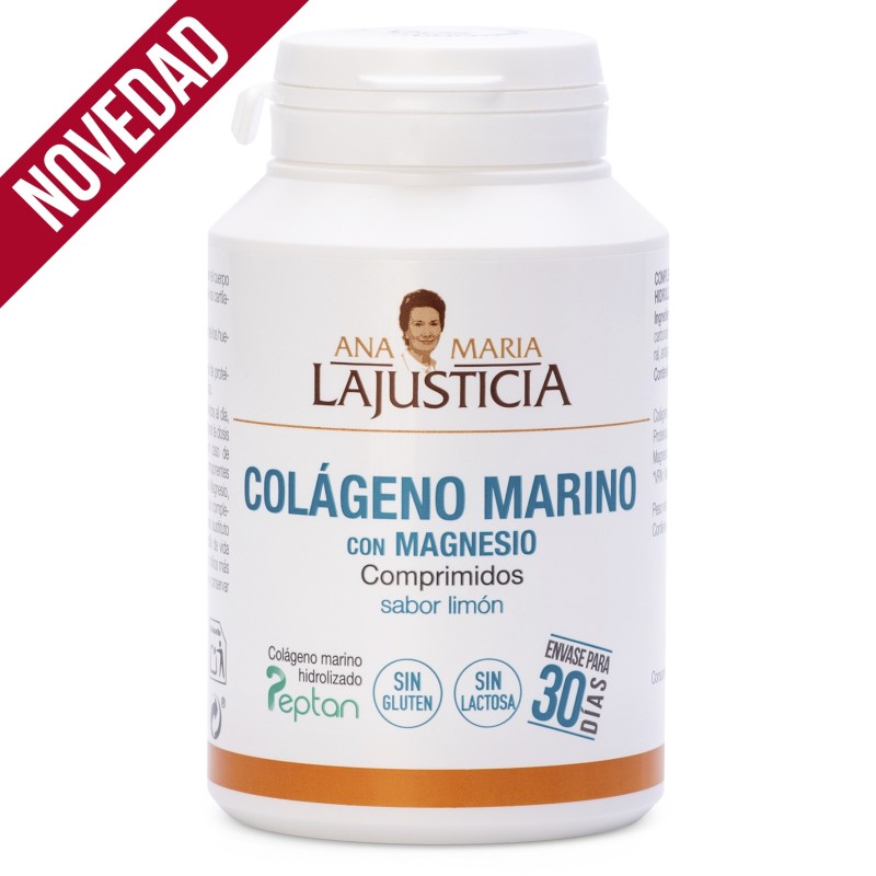 MARINE COLLAGEN WITH MAGNESIUM (180 tablets) Lemon flavour