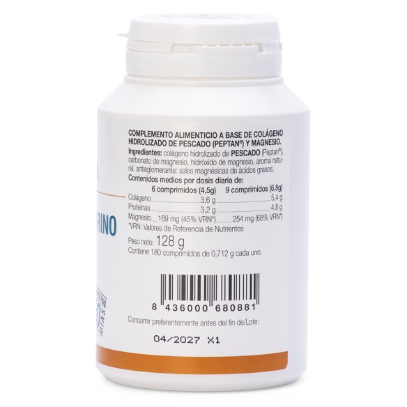 MARINE COLLAGEN WITH MAGNESIUM (180 tablets) Lemon flavour