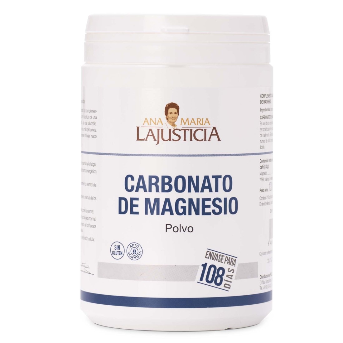 Lajusticia Carbonato De Magnesio Polvo 180 gr 