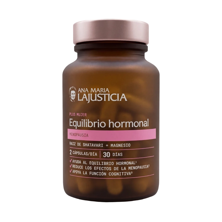 Equilibrio Hormonal en la Menopausia con Shatavari y Magnesio (60 cápsulas)