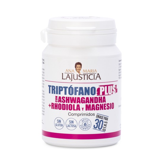 TRIPTOFANO PLUS CON ASHWAGANDHA+ RHODIOLA Y MAGNESIO (60...
