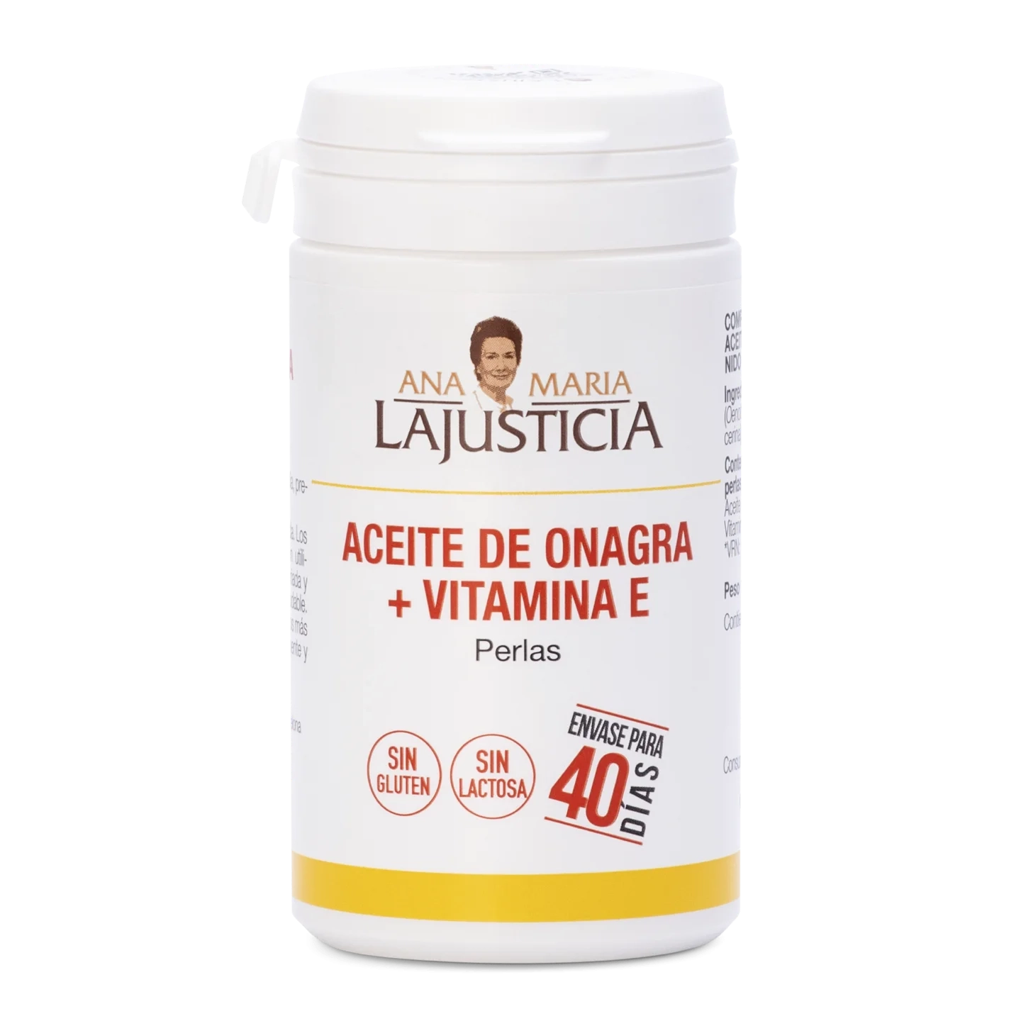 Aceite de Onagra con Vitamina E – 80 perlas