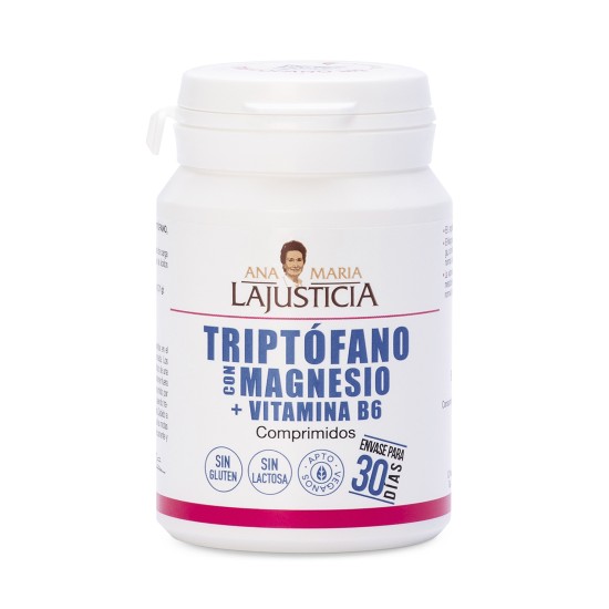 TRIPTOFANO CON MAGNESIO + VITAMINA B6 (60 comp.)