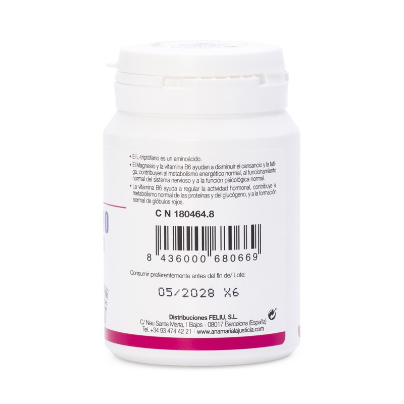 TRYPTOPHAN WITH MAGNESIUM + VITAMIN B6 (60...