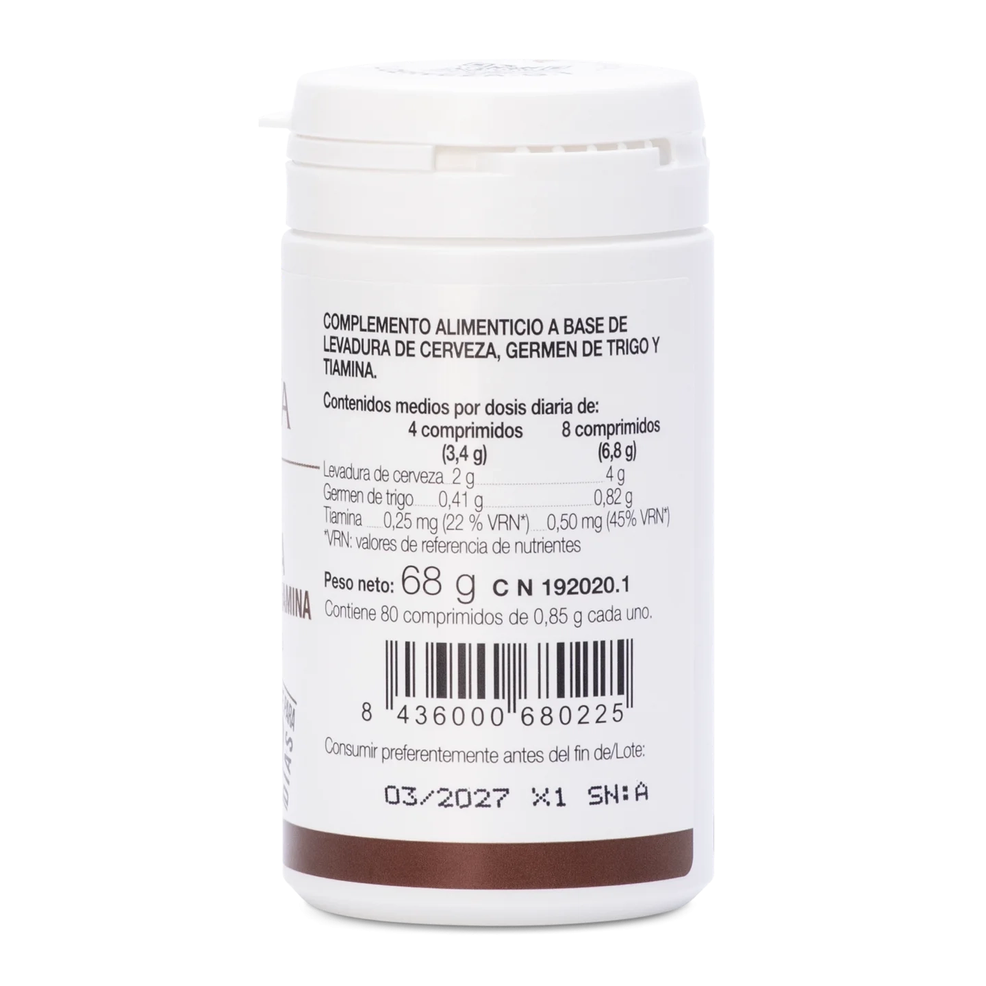 Brewer's Yeast – 80 Tablets