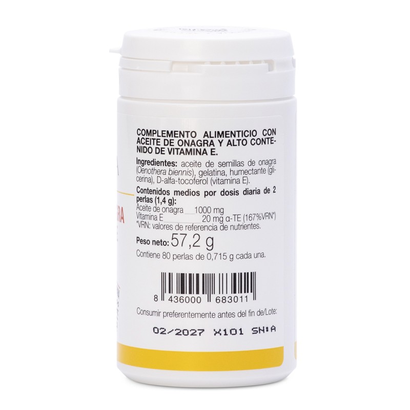 EVENING PRIMROSE OIL + VITAMIN E (80 pearls)