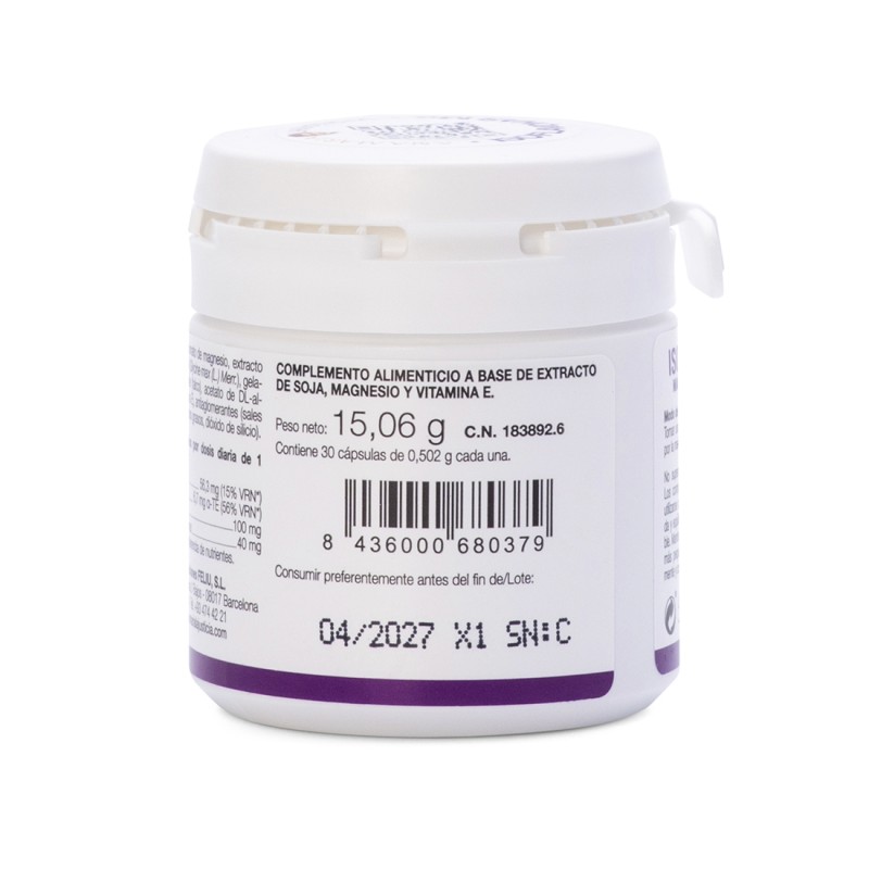 ISOFLAVONES WITH MAGNESIUM + VITAMIN E   (30 cap.)