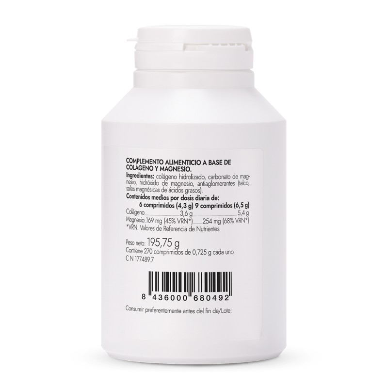 COLAGENO CON MAGNESIO (270 comprimidos) AMLSPORT
