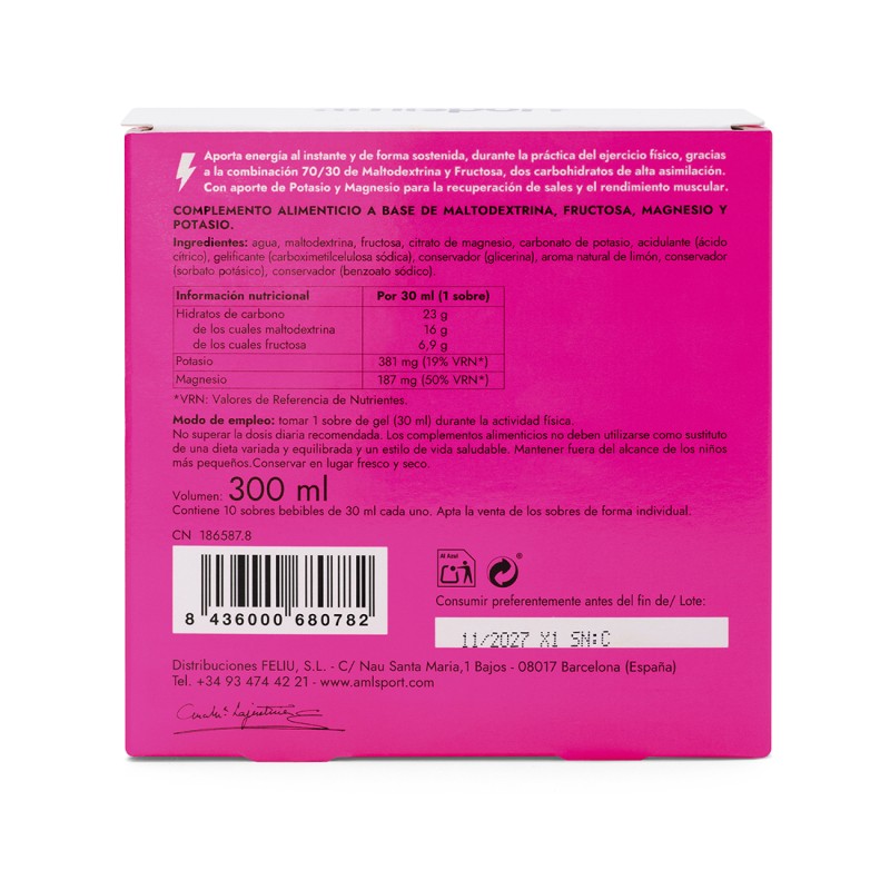 GLUCOMAG 70/30 GEL Lemon flavour (10 sachets...