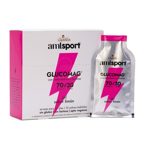 GLUCOMAG 70/30 GEL Lemon flavour (10 sachets 30ml)...