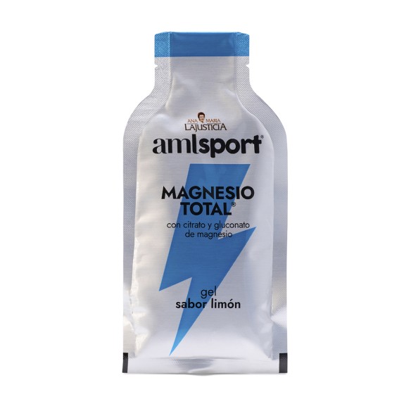 MAGNESIO TOTAL GEL Lemon flavour (12 sachets 20ml) AMLSPORT