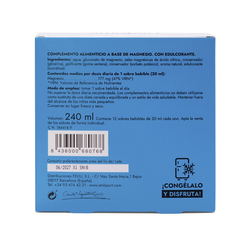 MAGNESIO TOTAL GEL Lemon flavour (12 sachets...