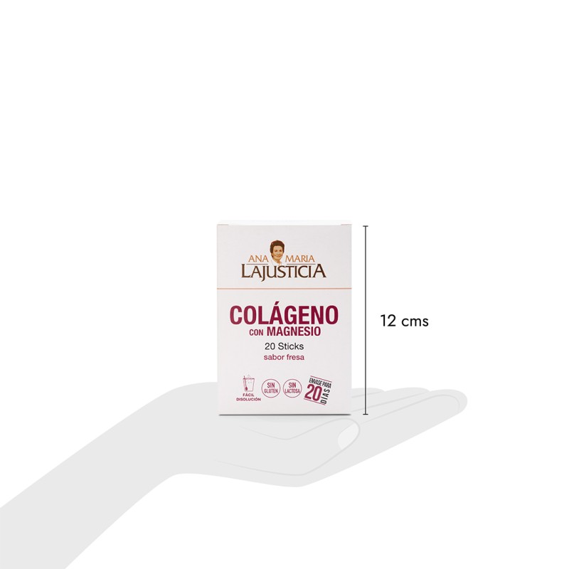 COLAGENO CON MAGNESIO Sabor fresa (20 sticks)