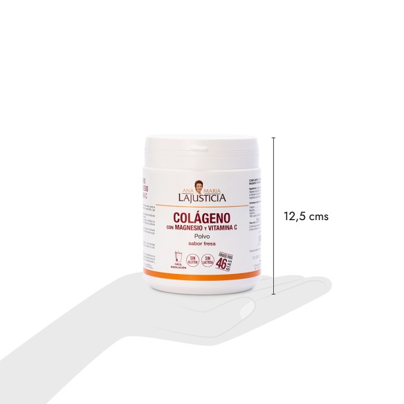 COLAGENO CON MAGNESIO + VIT.C Sabor fresa (350 gr) - Polvo