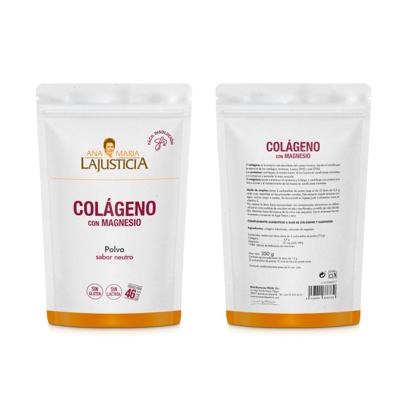 COLÁGENO CON MAGNESIO (350 gr) - versión DOYPACK