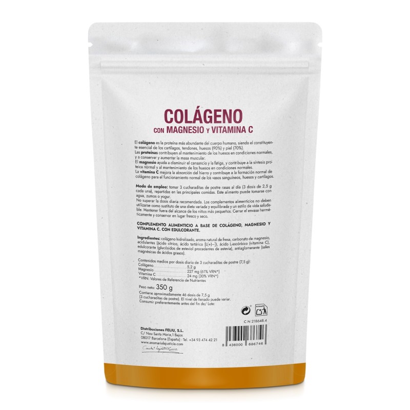 COLLAGEN WITH MAGNESIUM + VITAMIN C Strawberry...