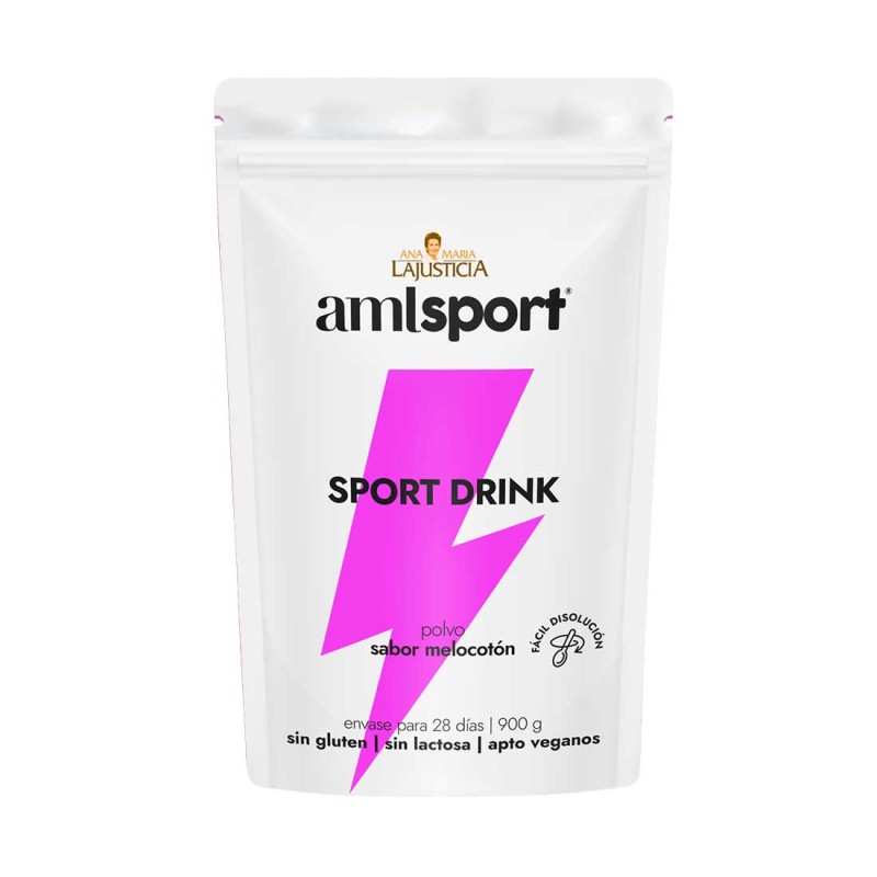 SPORT DRINK (900 GR) SABOR MELOCOTON AMLSPORT