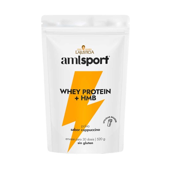 WHEY PROTEIN AMLSPORT (520 gr) SABOR CAPPUCCINO) AMLSPORT