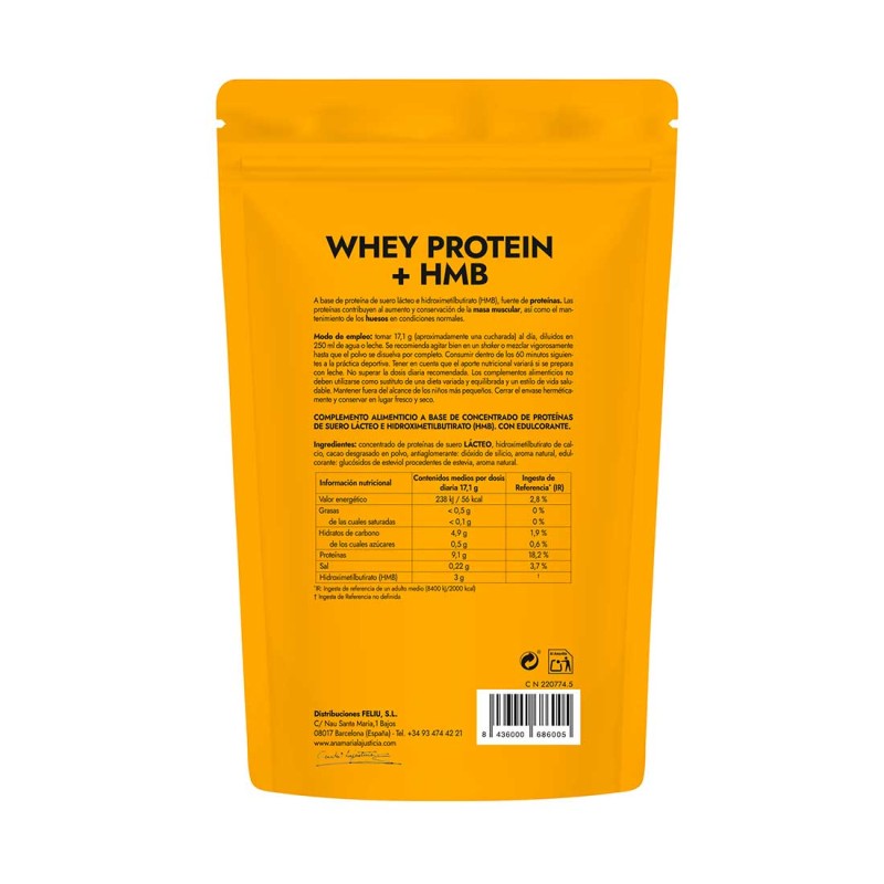 WHEY PROTEIN AMLSPORT (520 gr) SABOR...