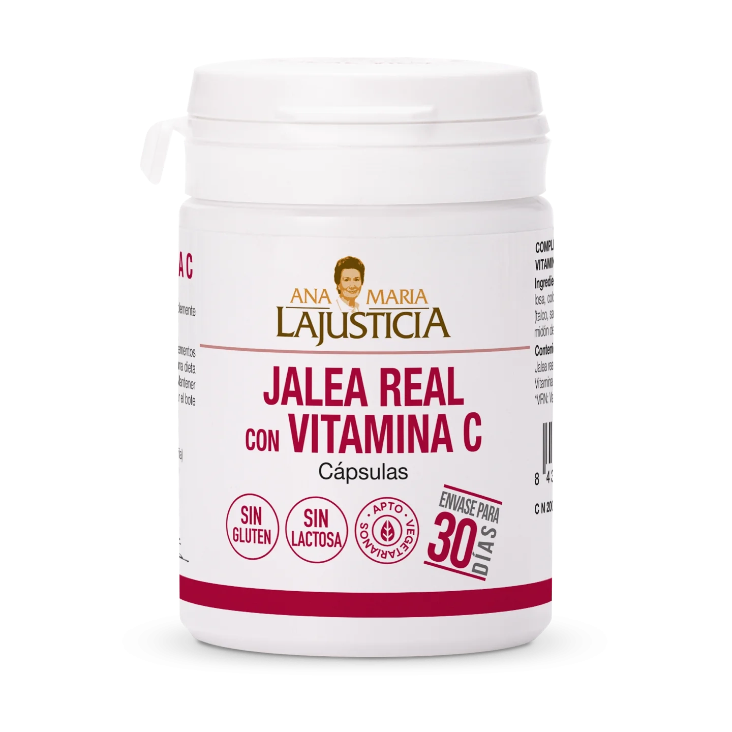 Jalea Real con Vitamina C – 60 cápsulas