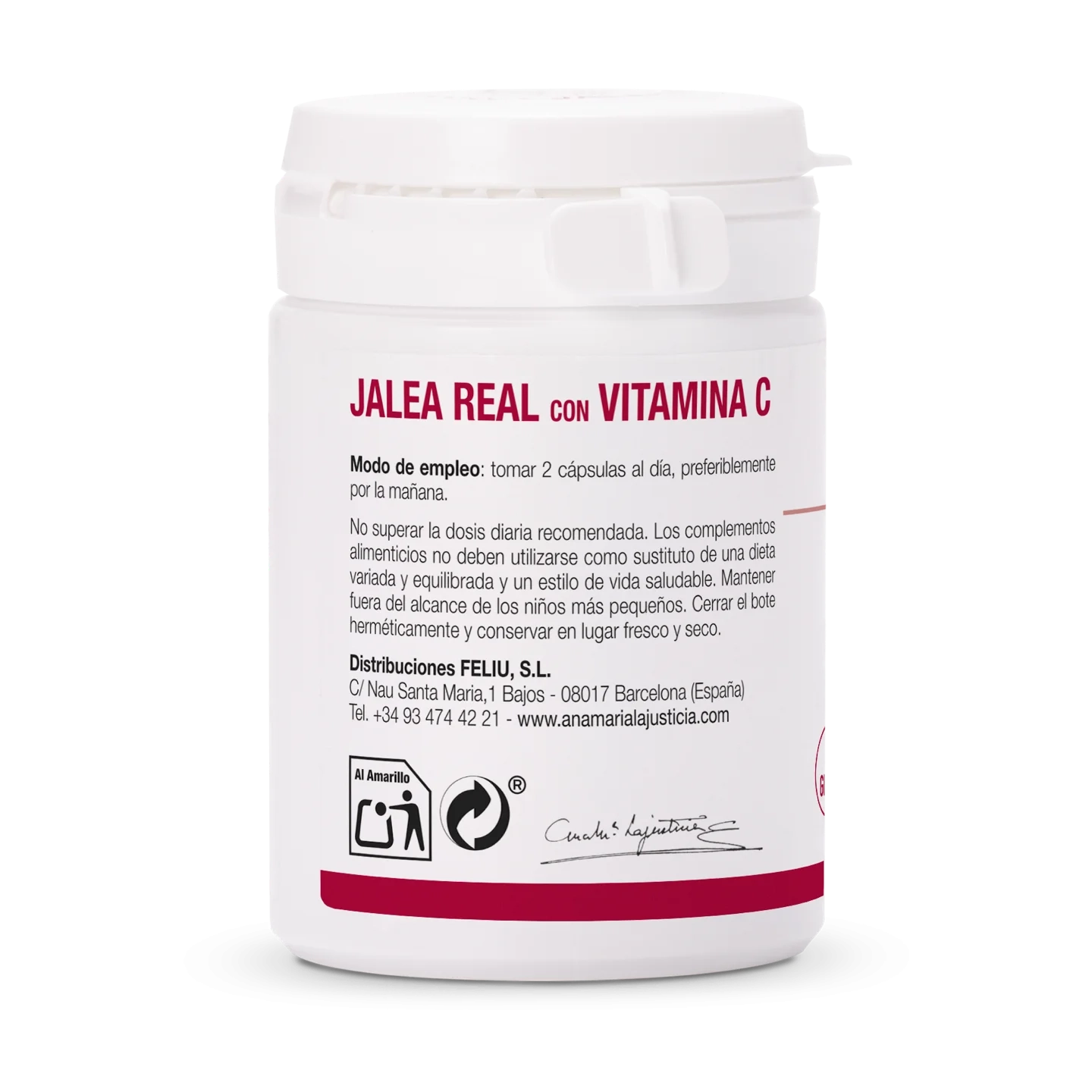 Royal Jelly with Vitamin C – 60 Capsules